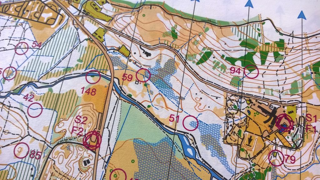 Orienteering map