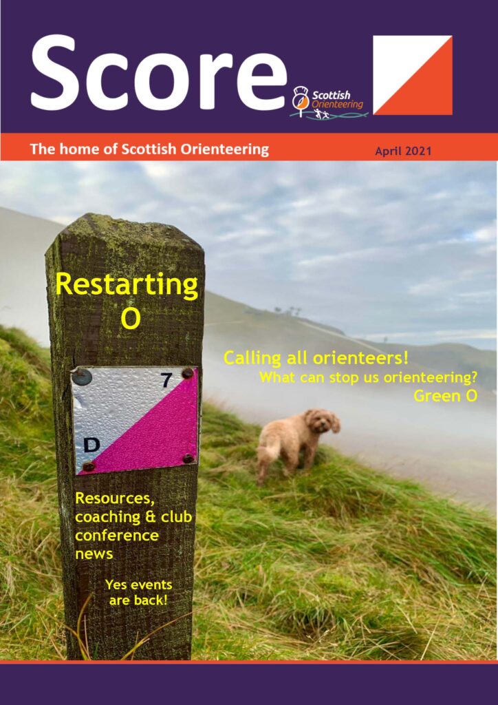 April 2021 Score magazine front cover